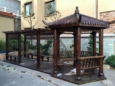 涼亭葡萄架
